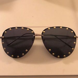 Free People Star Struck Studded Aviators